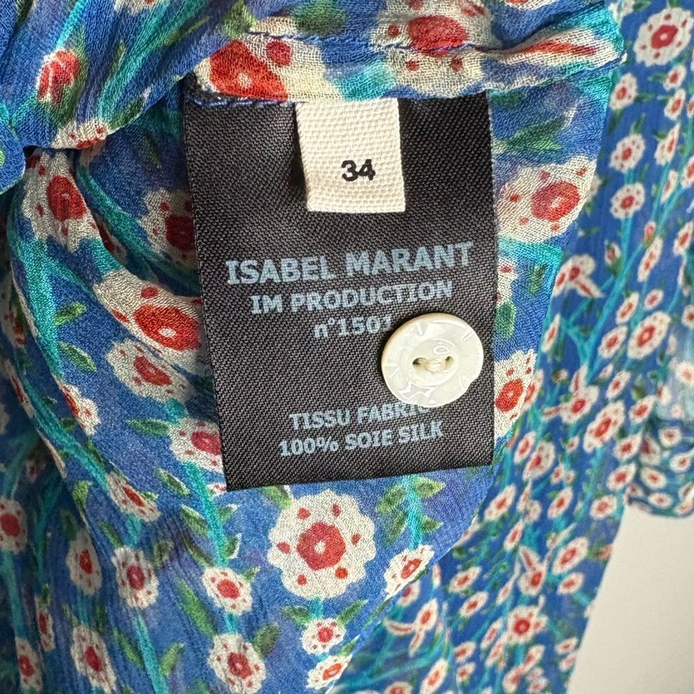 Isabel Marant Etoile Floral Silk Dress - Picture 9 of 9